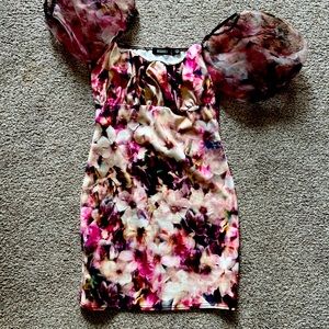 Missguided mini dress floral